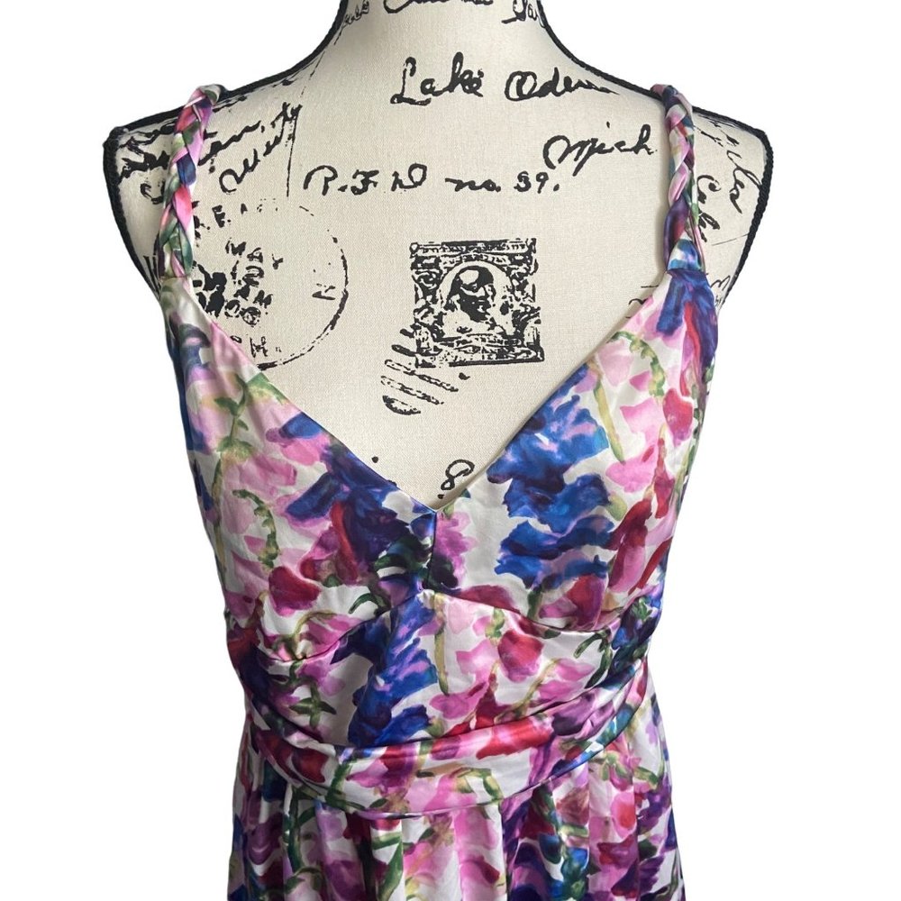 Torrid V-Neck Empire Waist with Back Tie Skater Sun Dress Size 16 - Picture 5 of 11